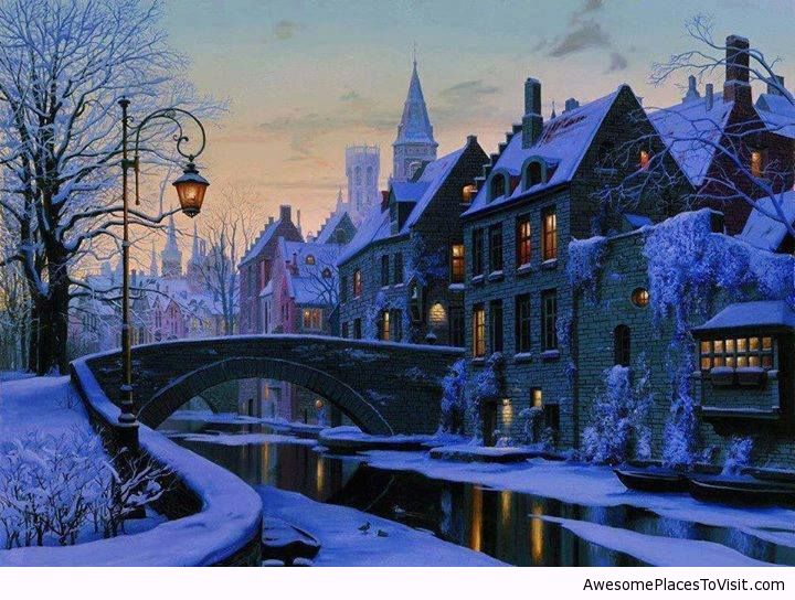 Fascinating-winter-evening-in-Brugge-Belgium
